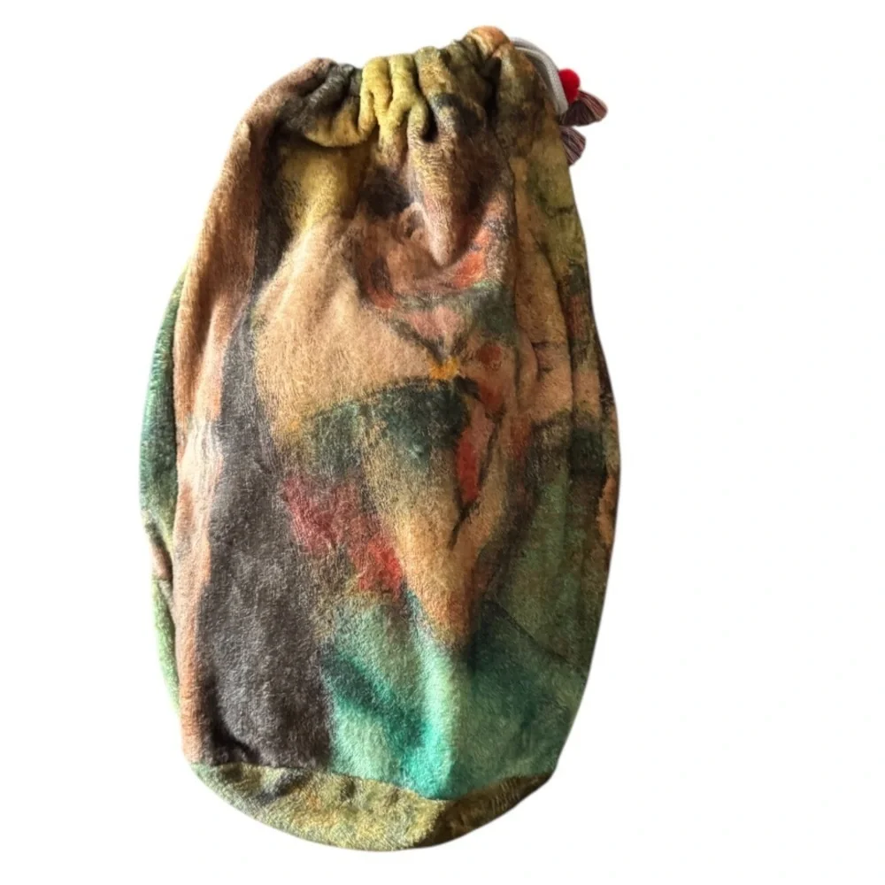 Johnny Was Laurel Canyon Degas Dancers Green Multi Velour Sling Bag Only Size OS